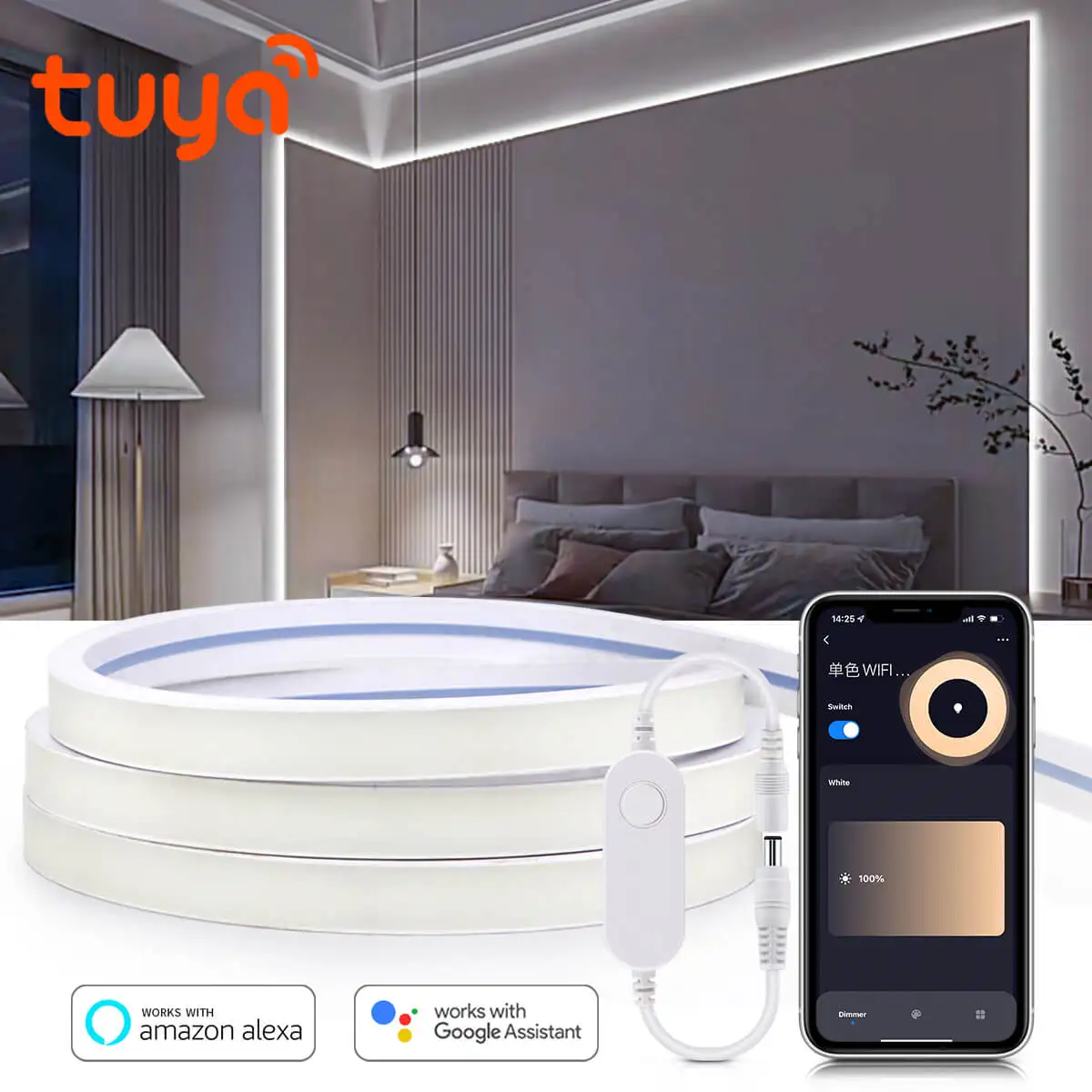 Smart Home Youtube - Tuya WiFi Smart COB Neon LED