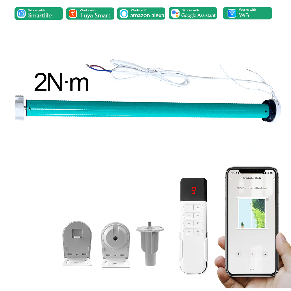 Smart Home Youtube - 2N·m Tuya Wifi Wired Electric Roller