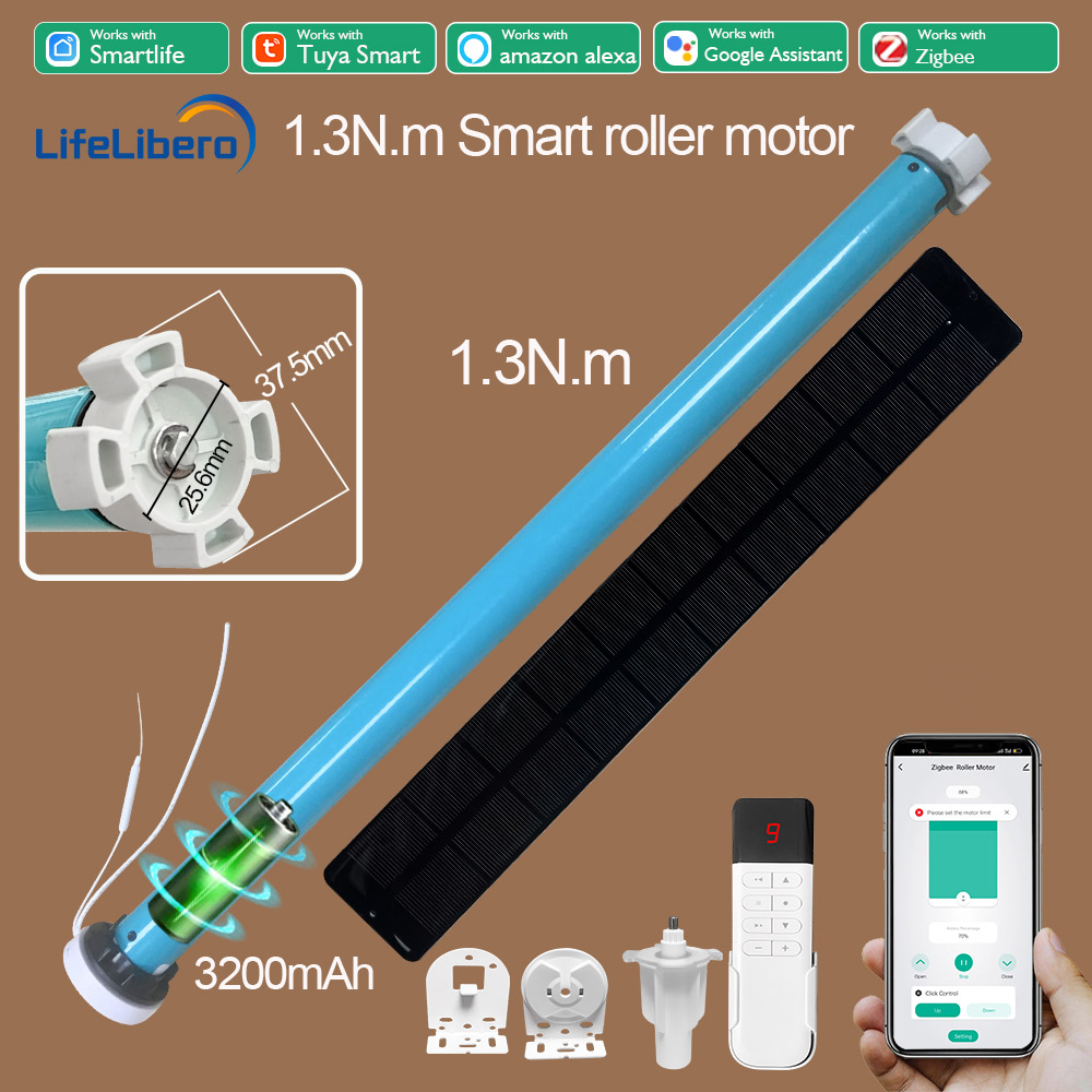 Smart Home Youtube - Boyarca 1.3N.m Battery Tuya Zigbee Roller