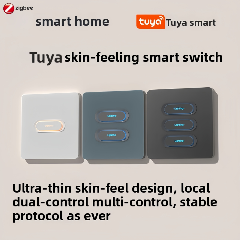 Smart Home Monitor - Tuya Zigbee Intelligent Button Switch Dual