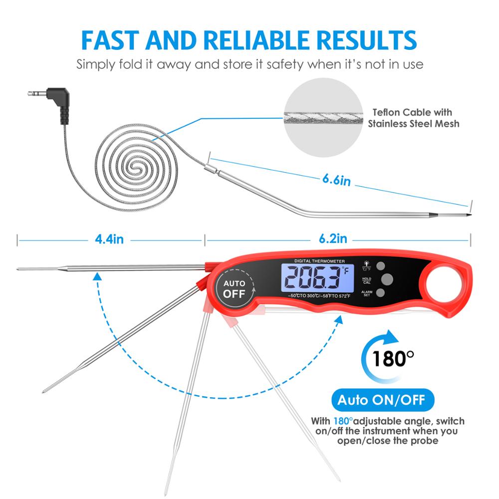 ORIA Food Thermometer Digital  - Smart Home Utensils 评论和价格