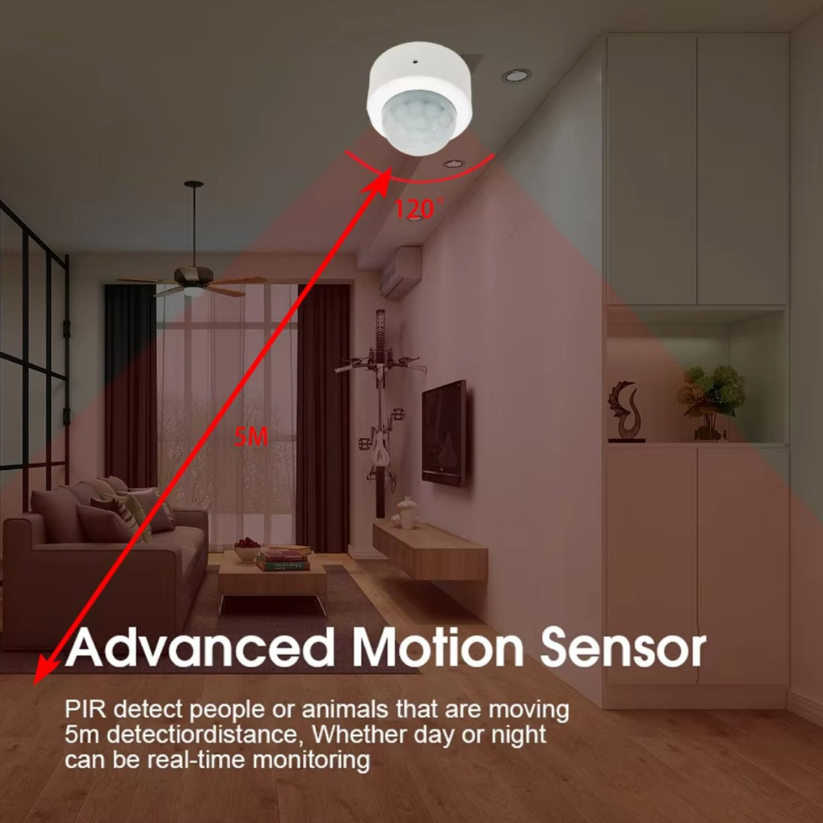 Zigbee PIR Motion Sensor Human - Smart Home Wiser 评论和价格