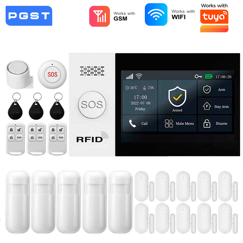 2.4G WIFI Smart GSM Alarm Syst - Smart Home Wiser 评论和价格