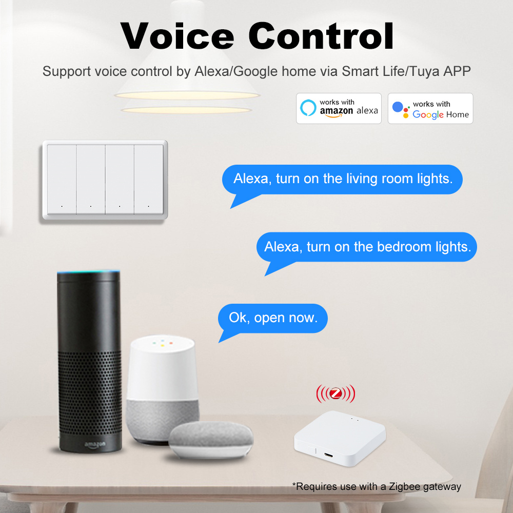Manhot Smart zigbee Switch No  - Smart Home Life 评论和价格