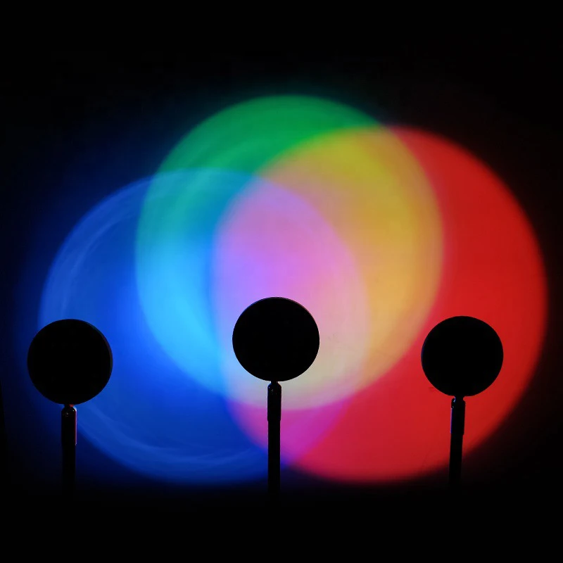 Smart LED Sunset Lamp Colorful - Smart Home Design 评论和价格