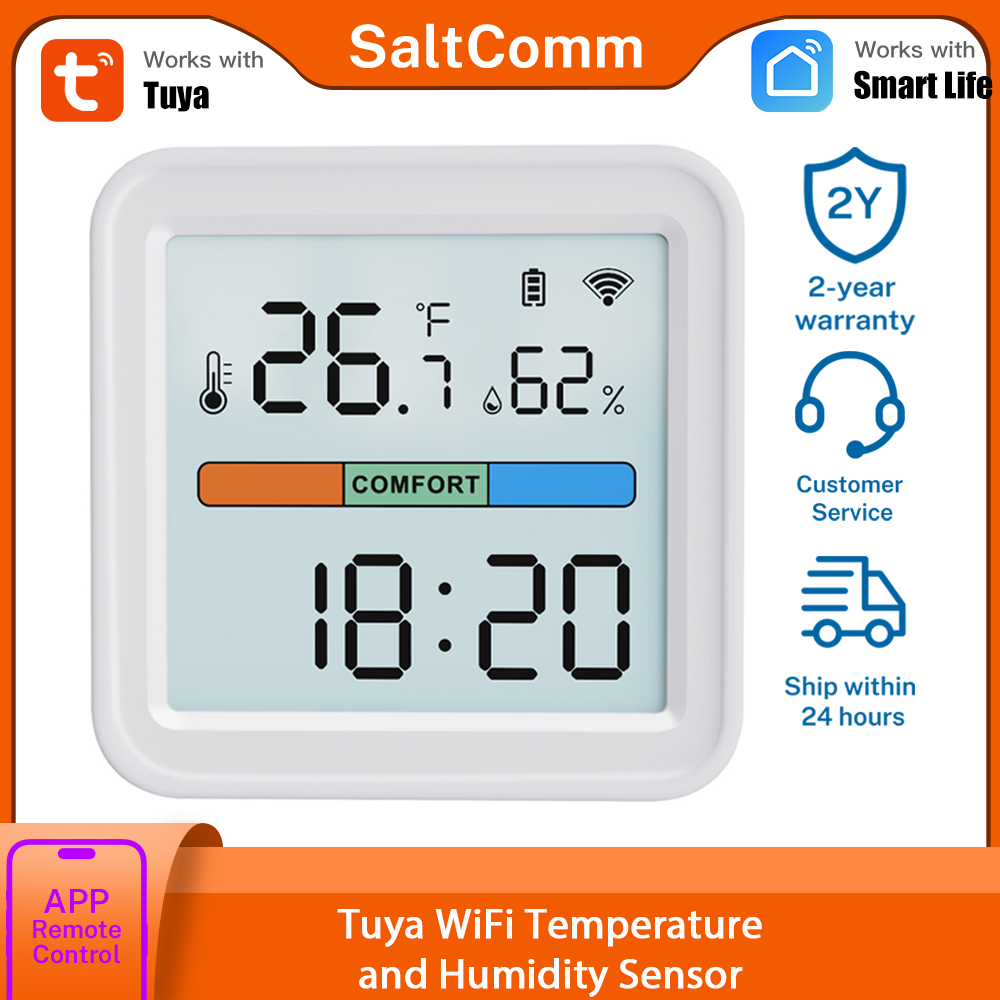 Tuya New WiFi Temperature Humi - Smart Home Life 评论和价格
