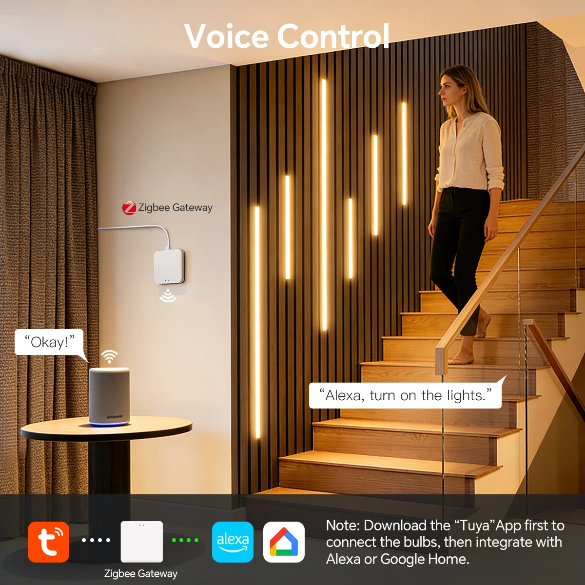 Zigbee Smart Neon COB LED Stri - Smart Home Youtube 评论和价格