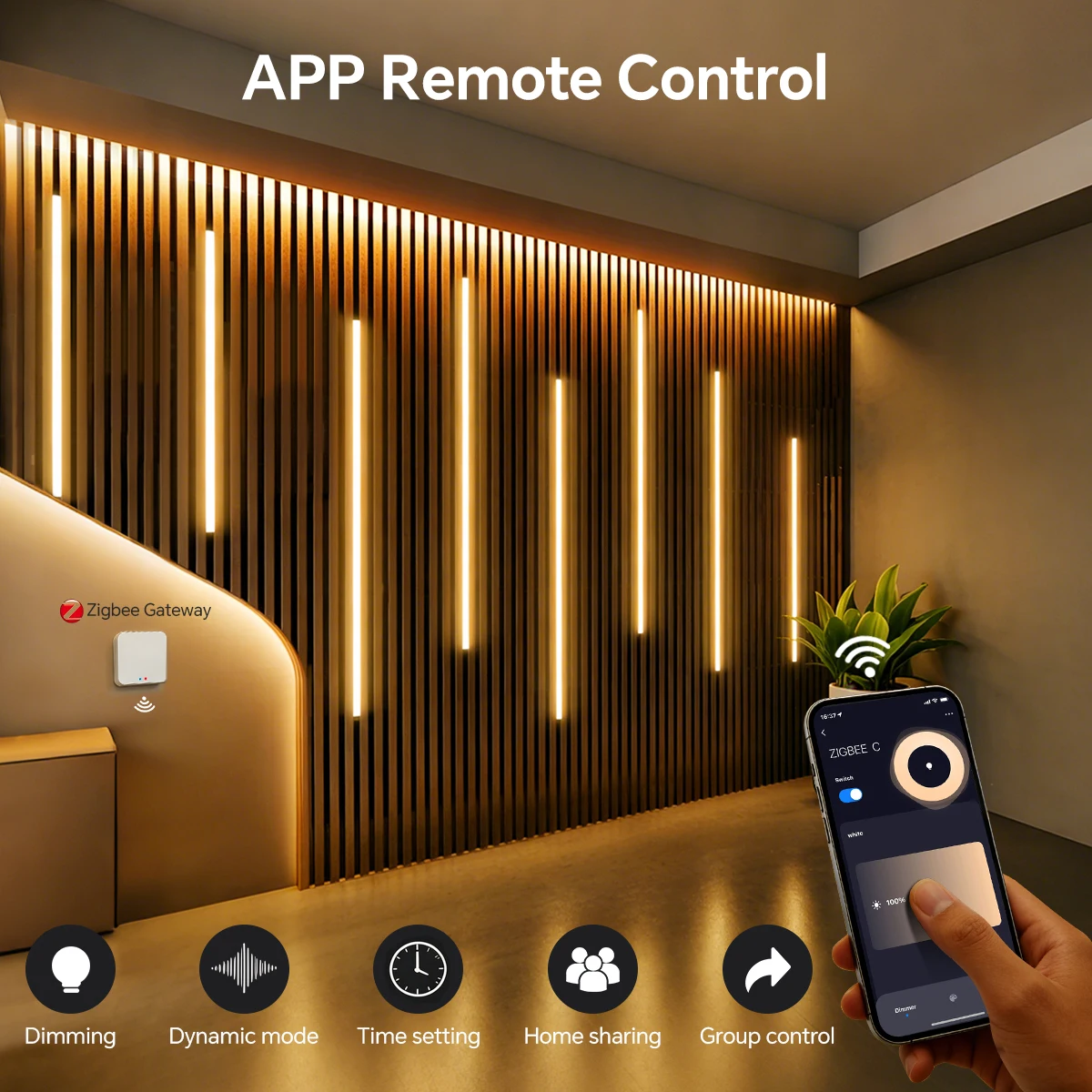 Zigbee Smart Neon COB LED Stri - Smart Home Youtube 评论和价格