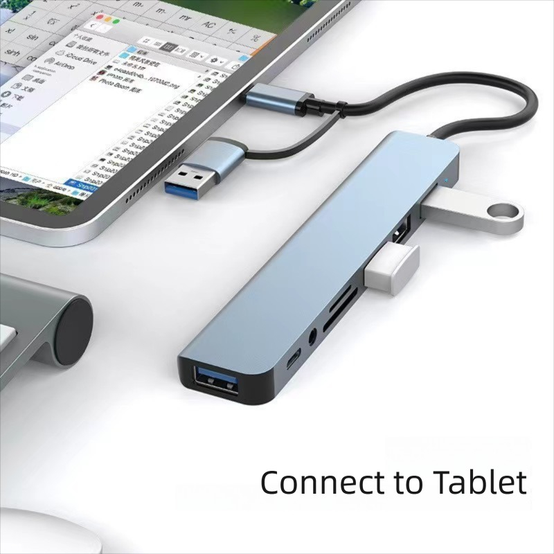 8 in 2 Port USB C Splitter USB - Smart Home Hub 2 评论和价格