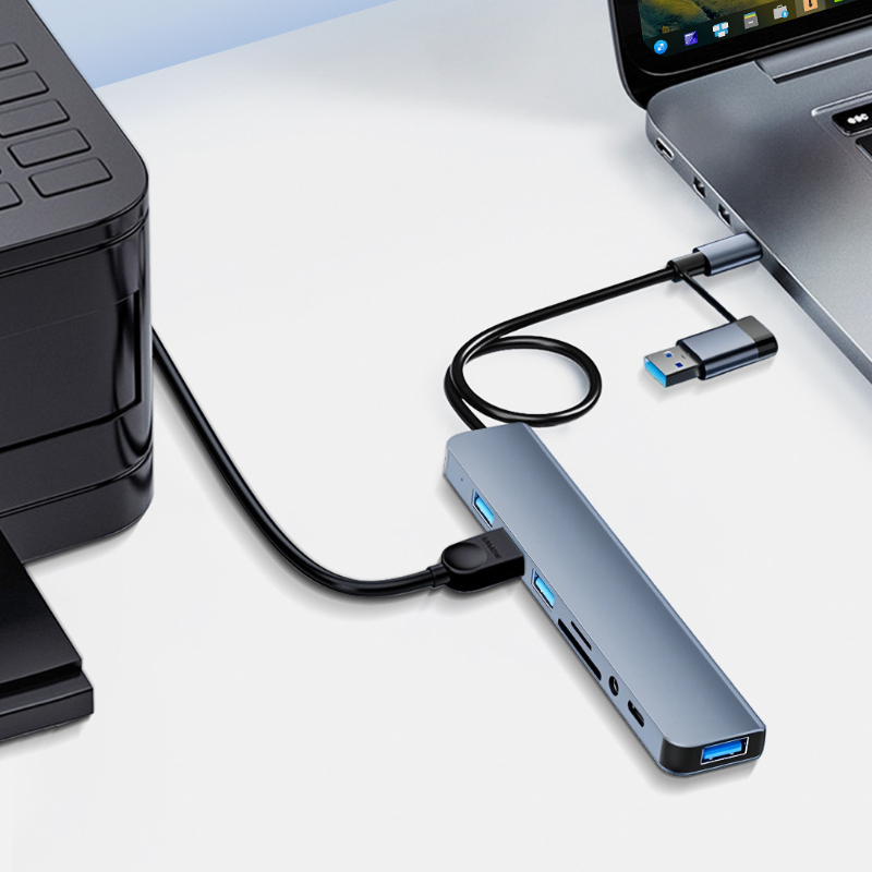 8 in 2 Port USB C Splitter USB - Smart Home Hub 2 评论和价格