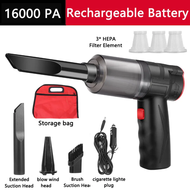 16000PA Powerful Suction Car H - Smart Home Interior 评论和价格