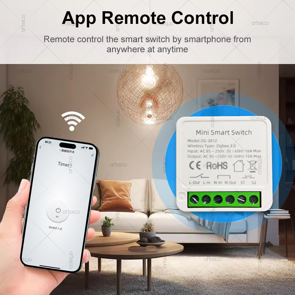 ZigBee 3.0 Smart Mini DIY Swit - Smart Home Hub 2 评论和价格