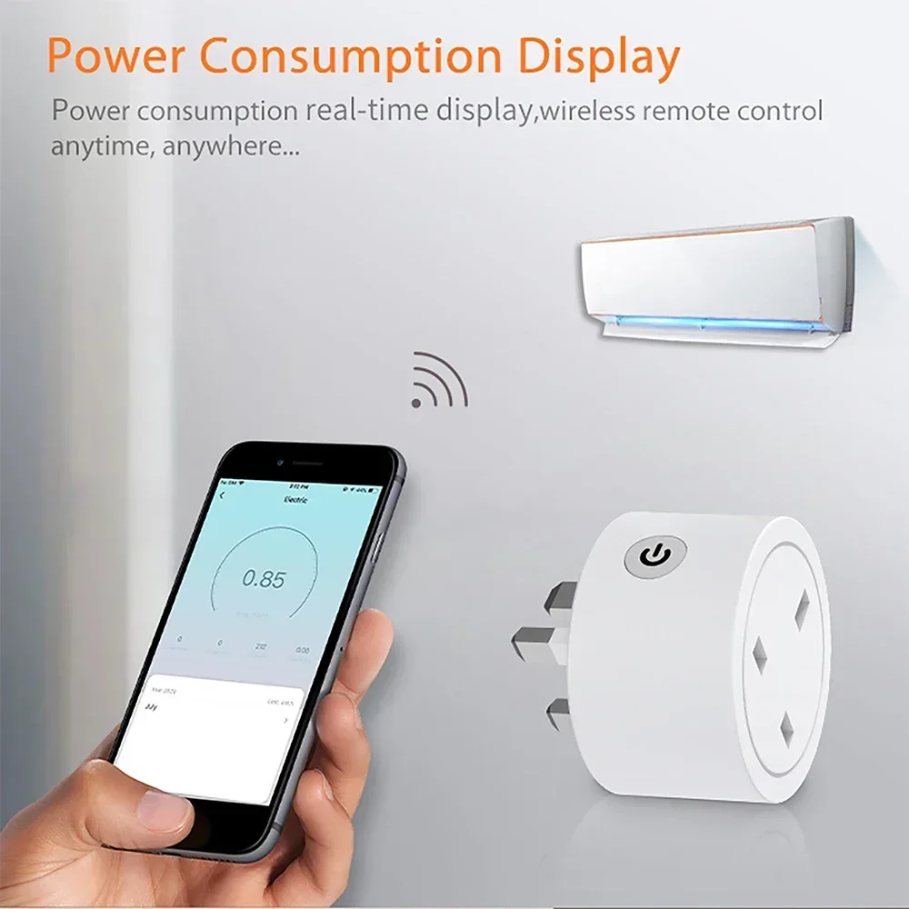 Zigbee Smart Plug 16A UK Socke - Smart Home Monitor 评论和价格
