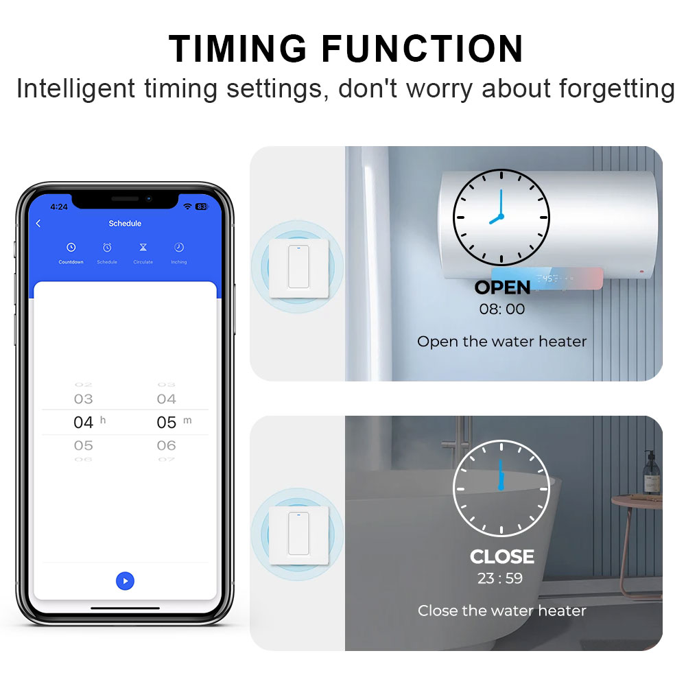 Smart Water Heater Switch/WiFi - Smart Home Life 评论和价格
