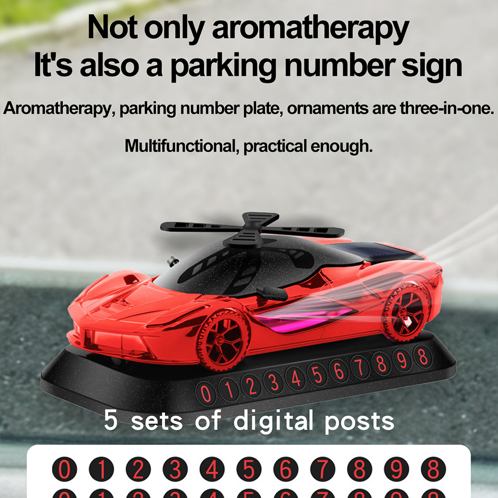 Solar car ornaments aromathera - Smart Home Interior 评论和价格