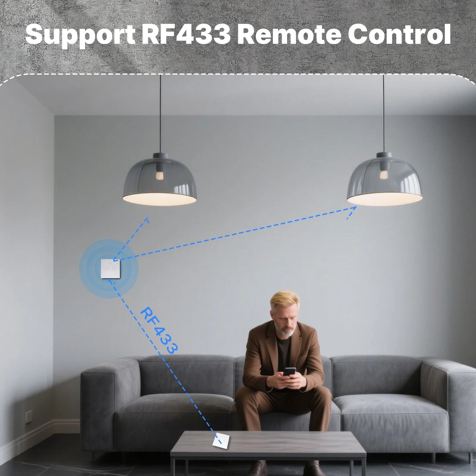 MOES WiFi+RF433 Smart Touch Sw - Smart Home Panel 评论和价格