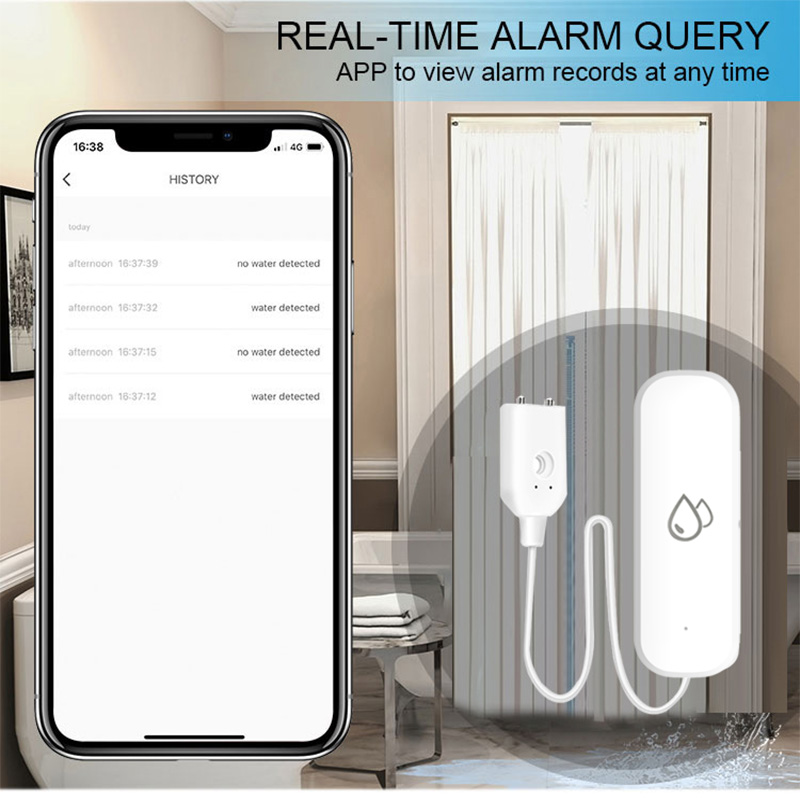 Tuya WiFi Water Leakage Alarm  - Smart Home Features 评论和价格
