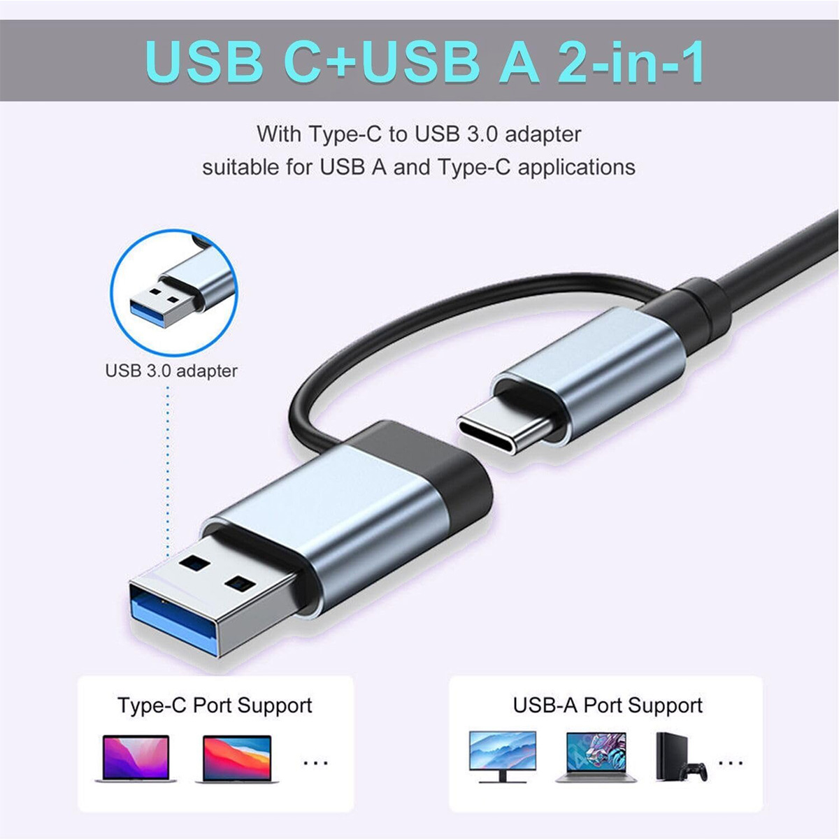 8 In 2 USB C Hub Expander Mult - Smart Home Hub 2 评论和价格