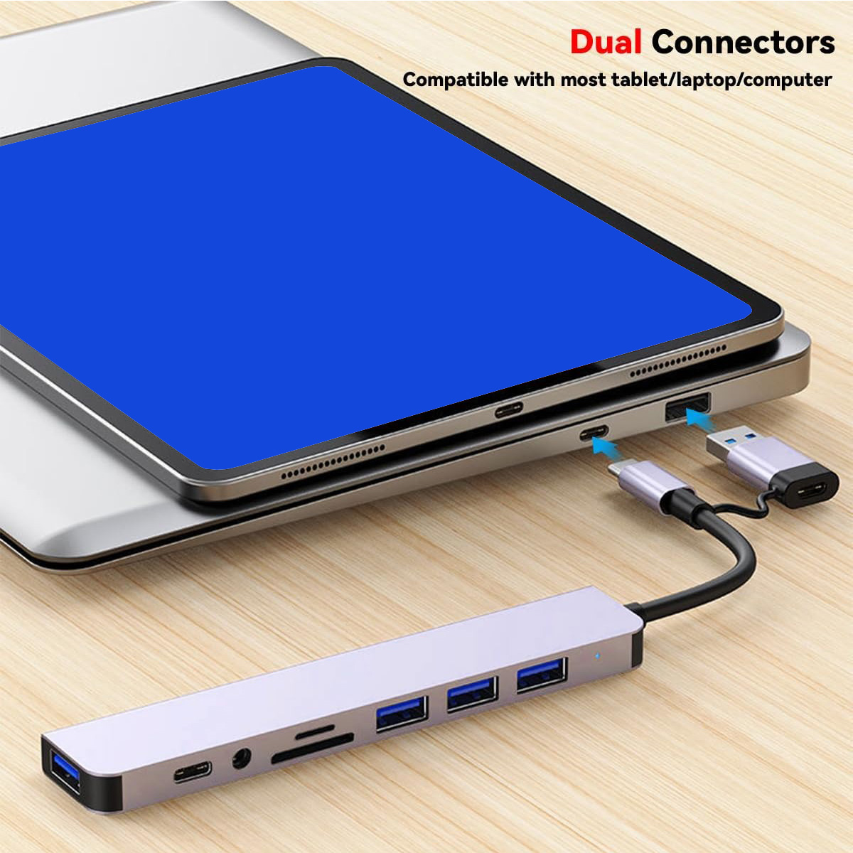 8 In 2 USB C Hub Expander Mult - Smart Home Hub 2 评论和价格