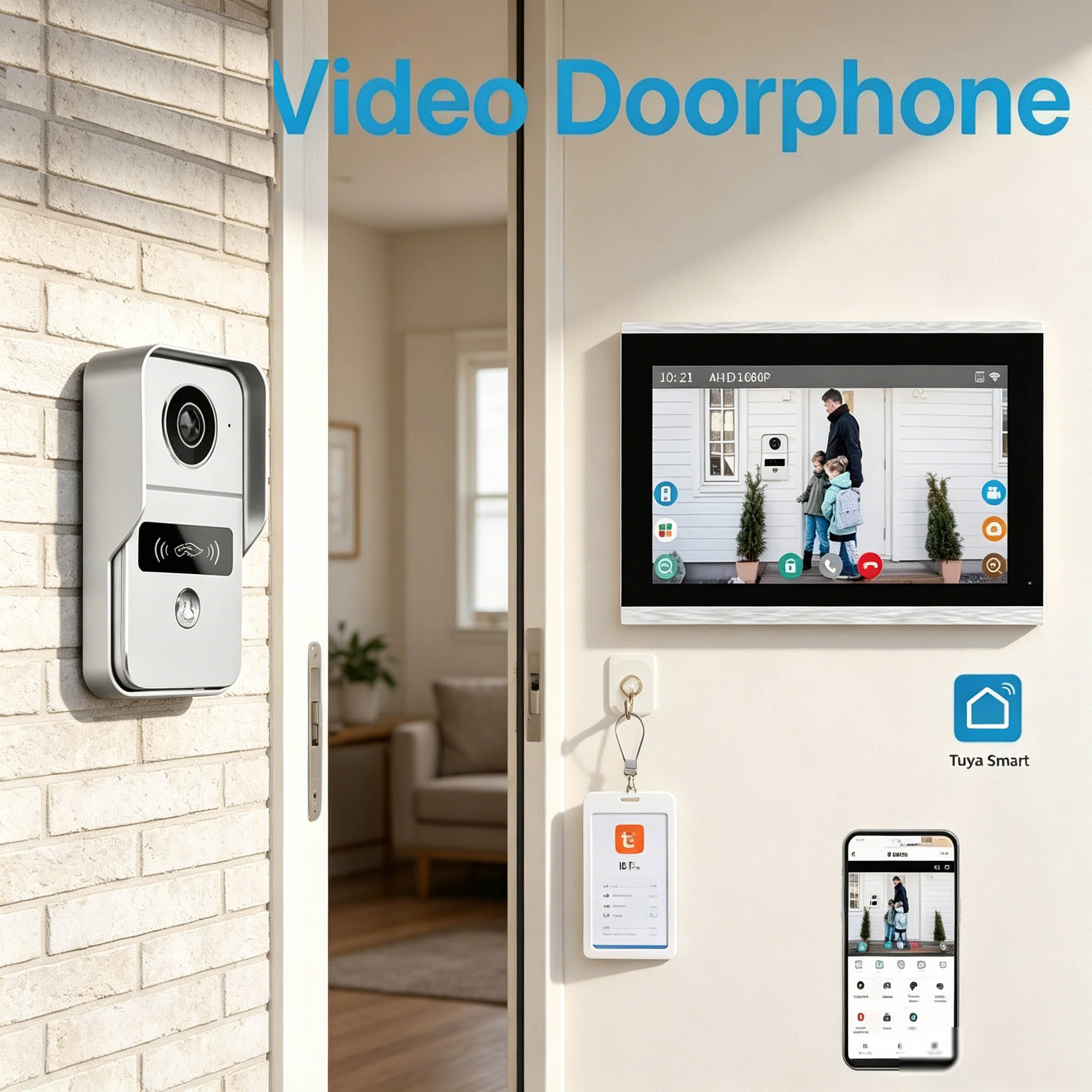 Door Intercom Doorbell, 10.1 I - Video Doorbell 评论和价格