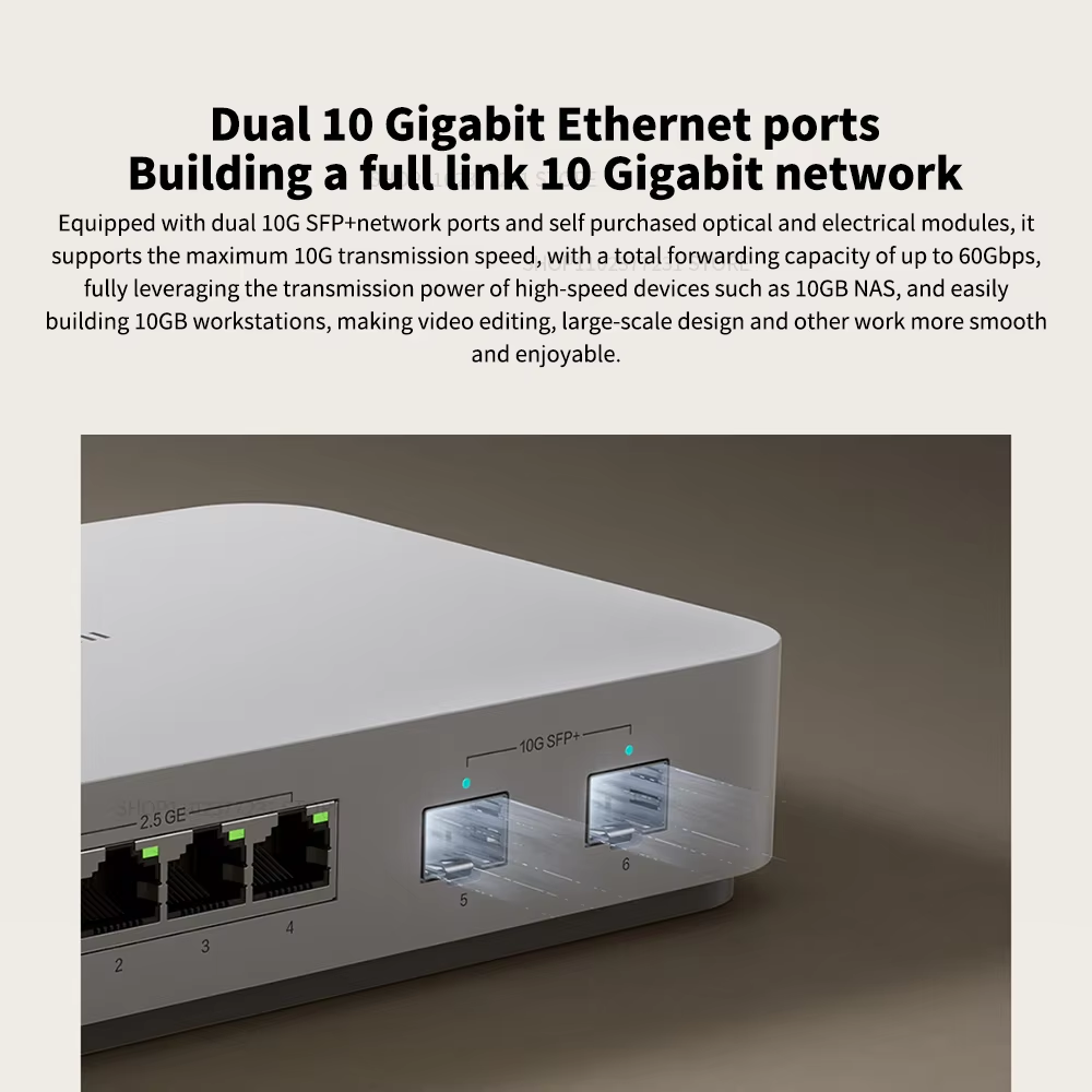 NEW Xiaomi 10G Ethernet Switch - Smart Home Hub 2 评论和价格