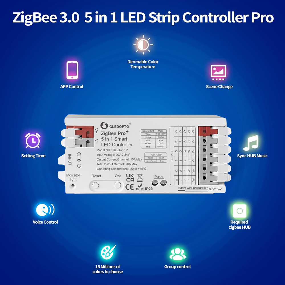 Smart ZigBee 3.0 LED Controlle - Smart Home Hub 2 评论和价格