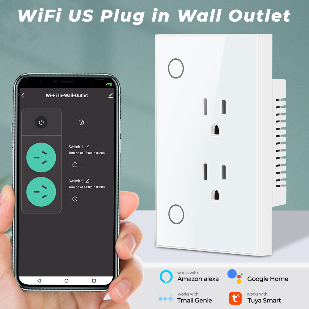 16A Tuya Wifi Socket Us Plug O - Smart Outdoor Plug 评论和价格