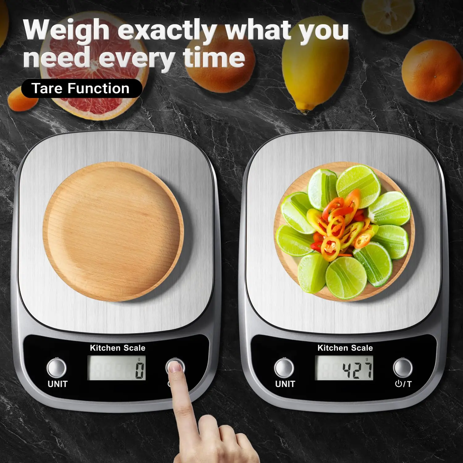 Digital Kitchen Scale LED Disp - Smart Home Utensils 评论和价格