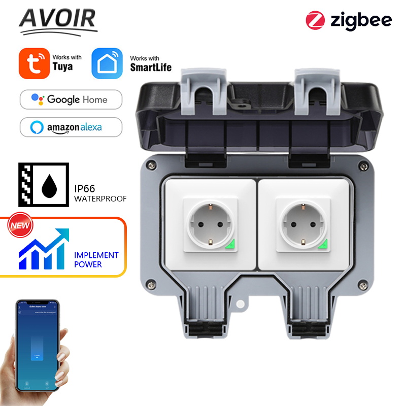 Avoir Tuya Zigbee Electrical S - Smart Outdoor Plug 评论和价格
