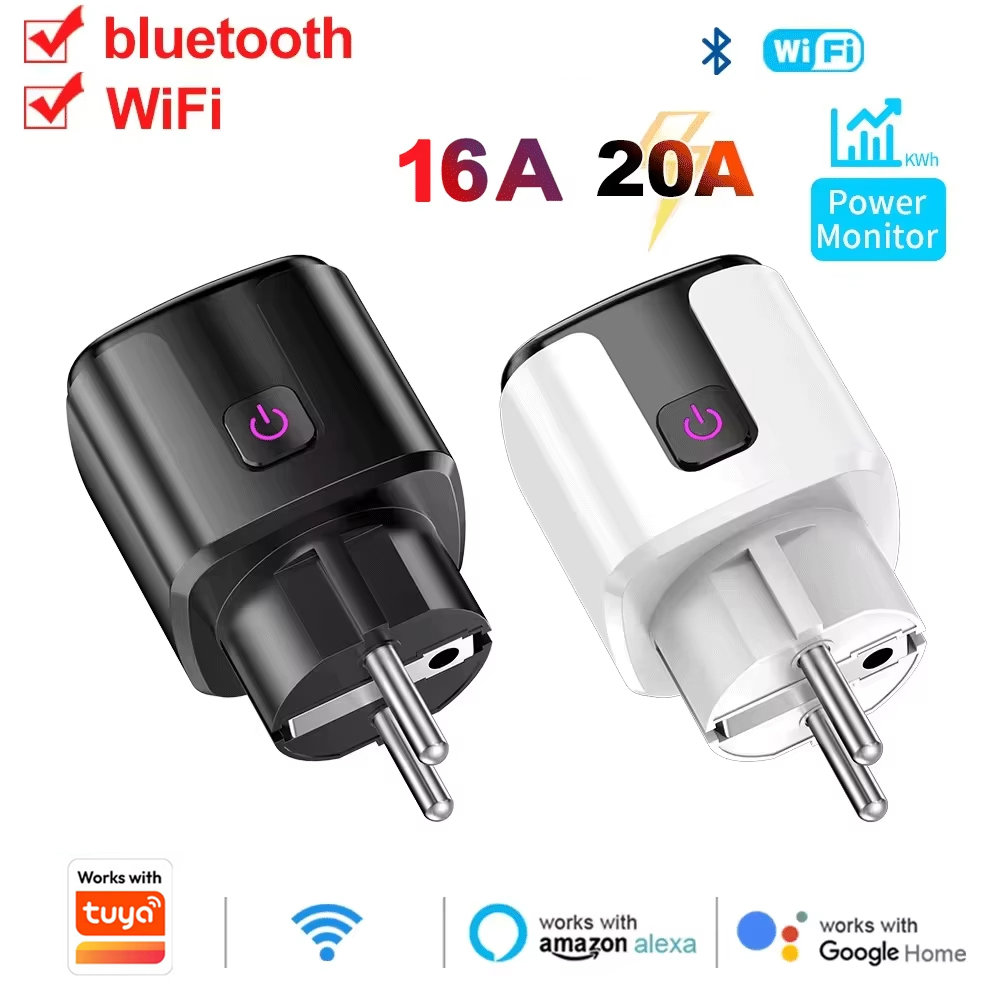 20A AC100-240V Wifi Smart Plug - Smart Outdoor Plug 评论和价格