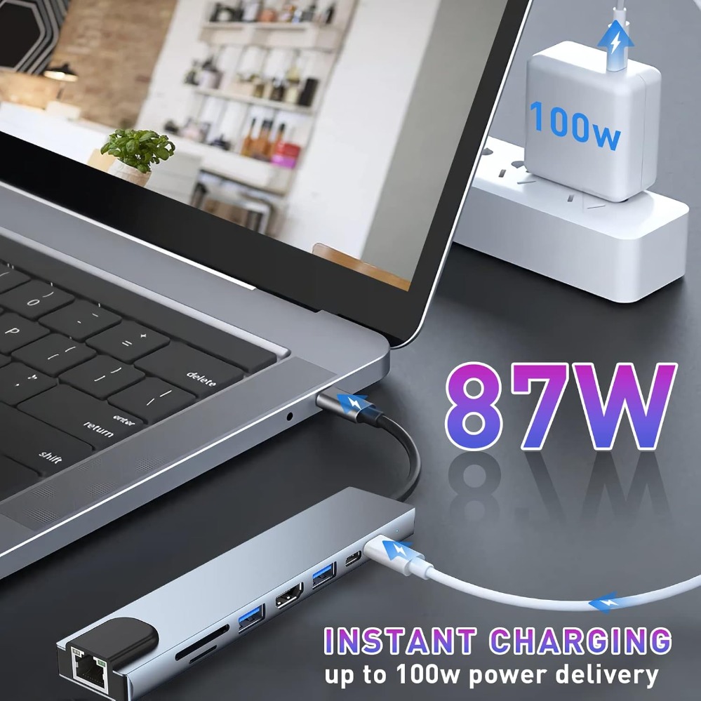 8In1/2 7in1/2 USB C Hub Type C - Smart Home Hub 2 评论和价格