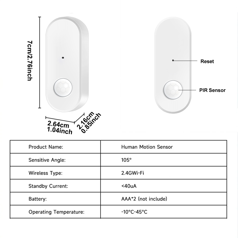 Tuya WiFi PIR Motion Sensor Hu - Smart Home Wiser 评论和价格
