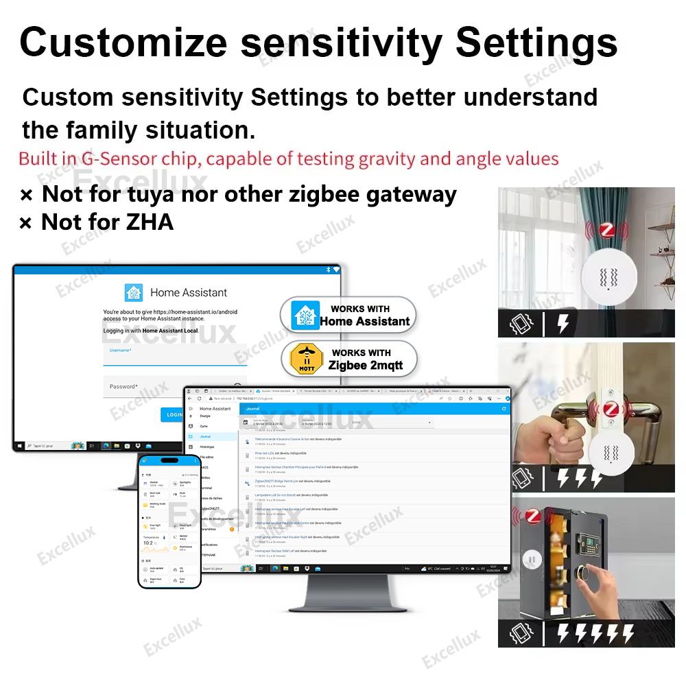Zigbee 3.0 Smart Vibration Sen - Smart Home Features 评论和价格