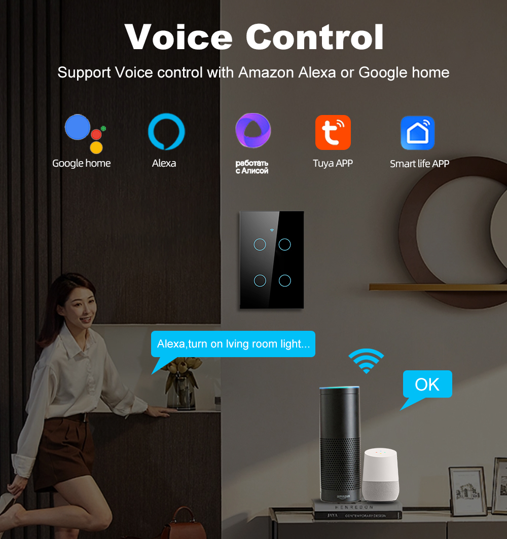 Smart Life Wifi+Bluetooth Touc - Smart Home Design 评论和价格