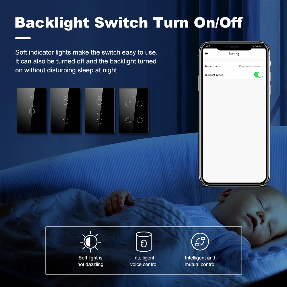 Smart Life Wifi+Bluetooth Touc - Smart Home Design 评论和价格
