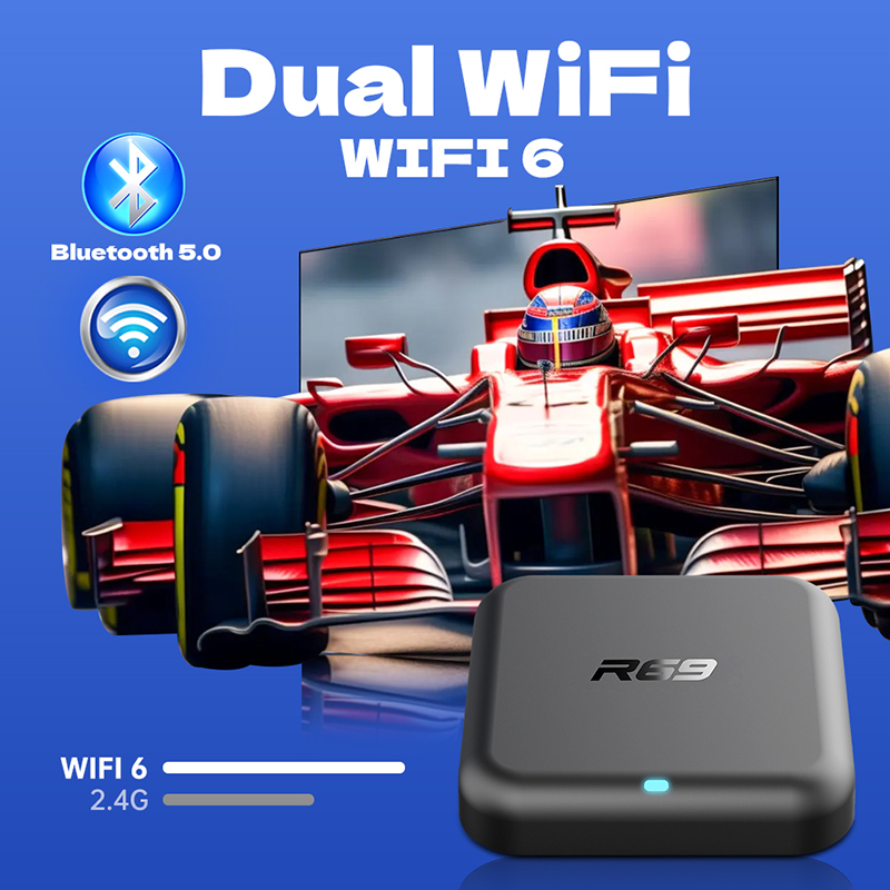 Android 14 TV Box R69-1 Dual W - Smart Home Youtube 评论和价格