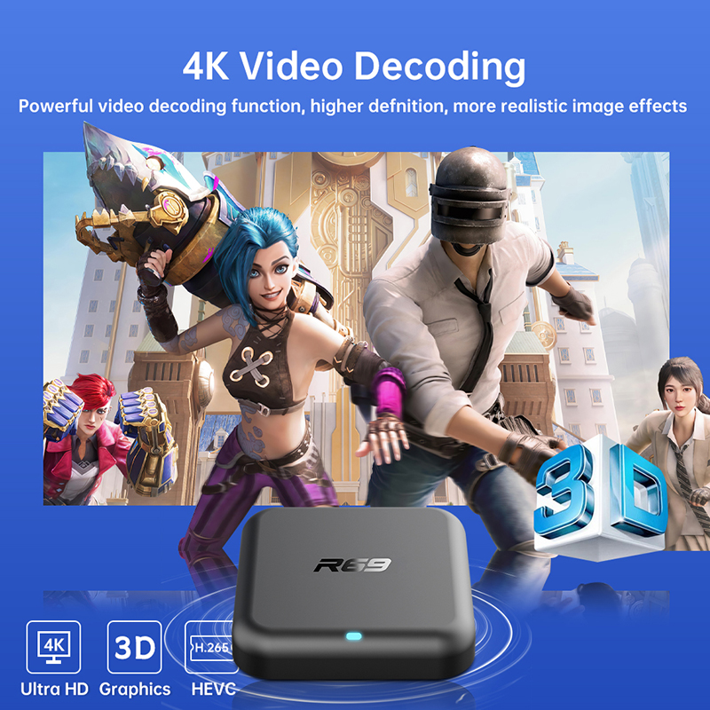 Android 14 TV Box R69-1 Dual W - Smart Home Youtube 评论和价格