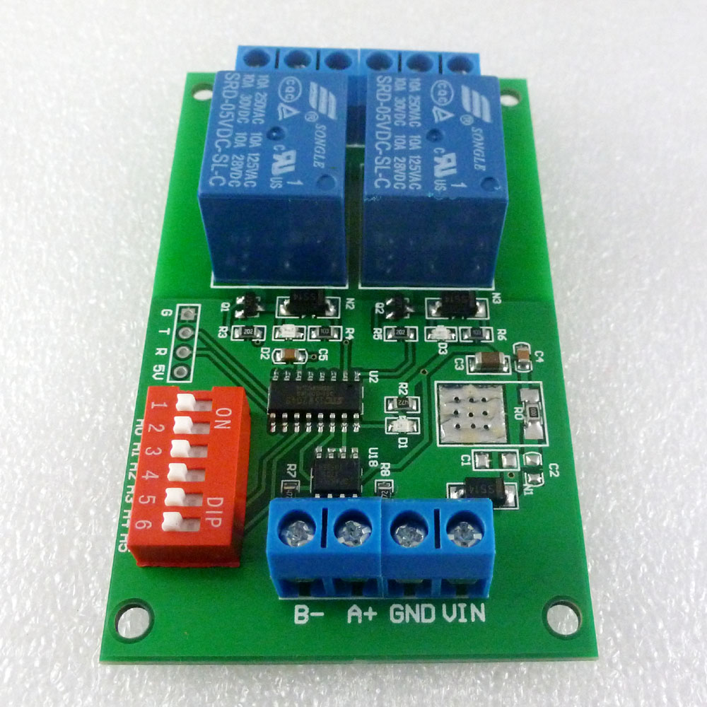 2 Channel Modbus RTU Relay Mod - Smart Home With Plc 评论和价格