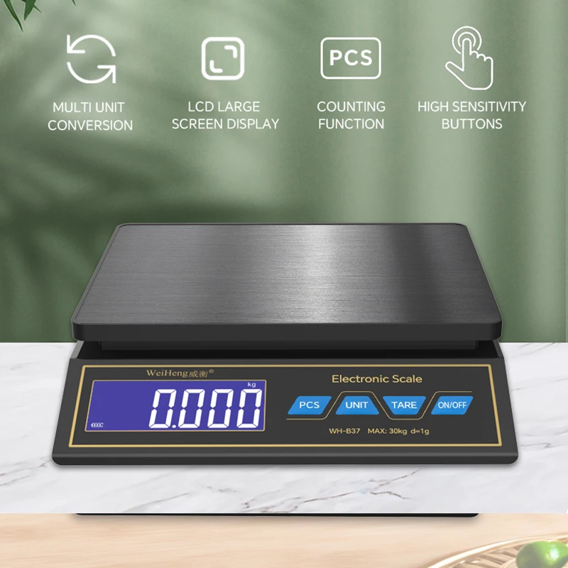 LCD Digital Kitchen Scale 30kg - Smart Home Utensils 评论和价格