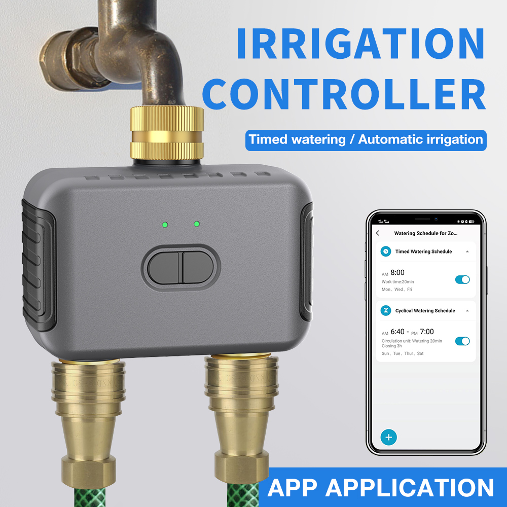 Tuya 2 Zone Watering Timer Gar - Smart Home Life 评论和价格